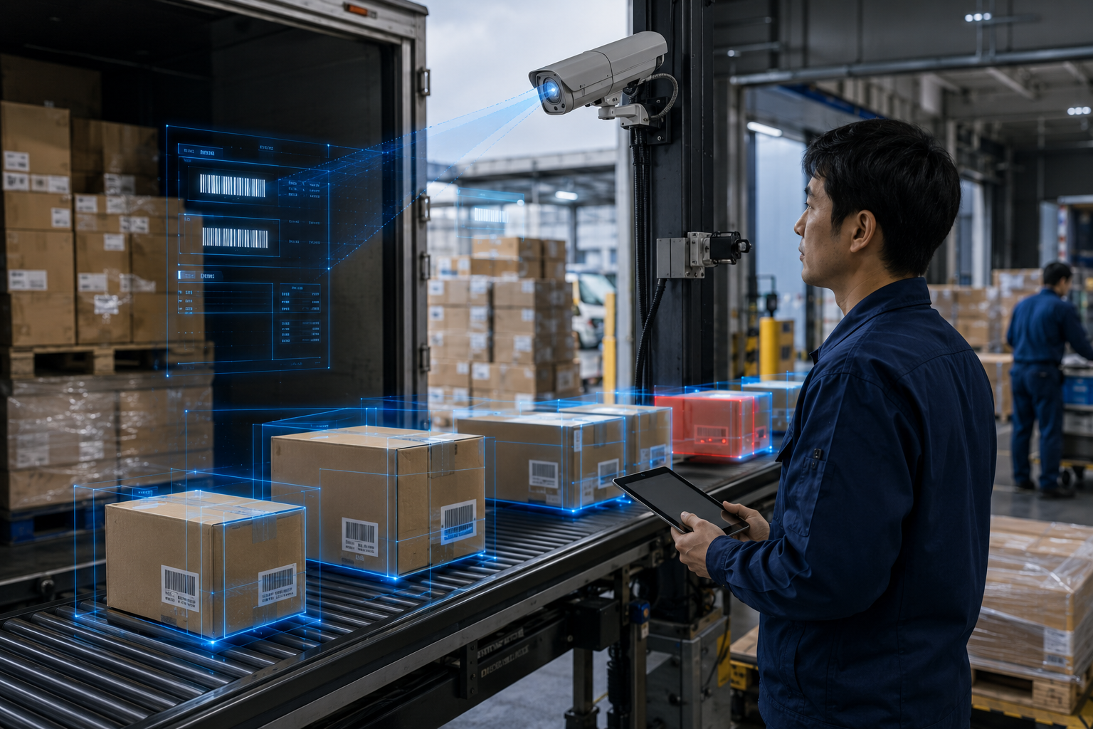 検品が属人化している現場のイメージ